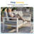 All Aluminum 2‑Person Outdoor Sofa for All Weather, Metal Oversized Patio Sofa with 27.5" Deep Seating & 3.2" Wide Armrests, Outdoor Loveseat with Weather Resistant Olefin Cushions for Backyard, Garden, Deck-88452403
