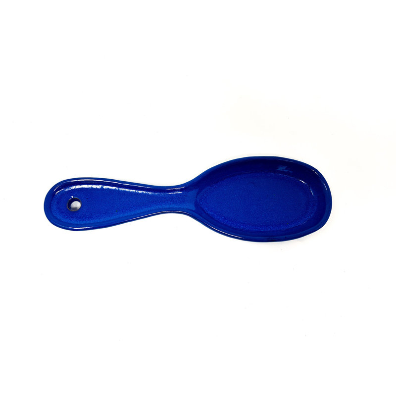 Michalak Ceramic / Porcelain Spoon Rest, Blue