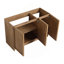 Meuble-lavabo autoportant 48 po (46-7 / 8 po) et 3 portes d'armoire à fermeture en douceur, contreplaqué, (KD-PACKING)