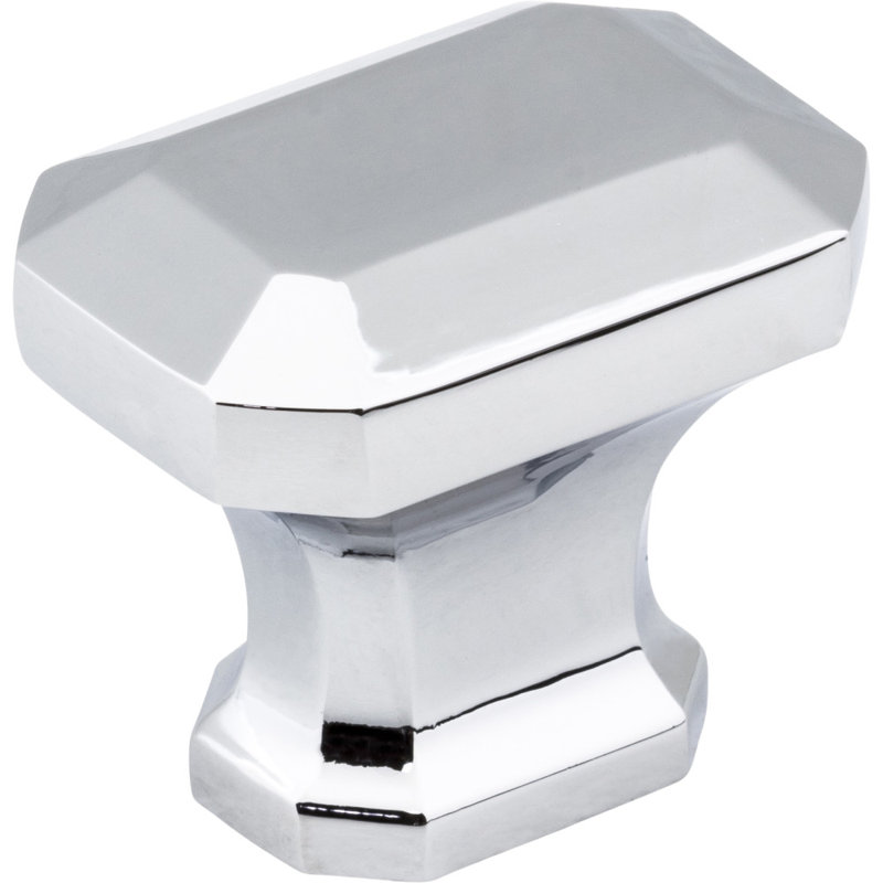 Ella Geometric Knob, Polished Chrome