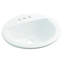 Elliot Ceramic Oval Drop-In Bathroom Sink