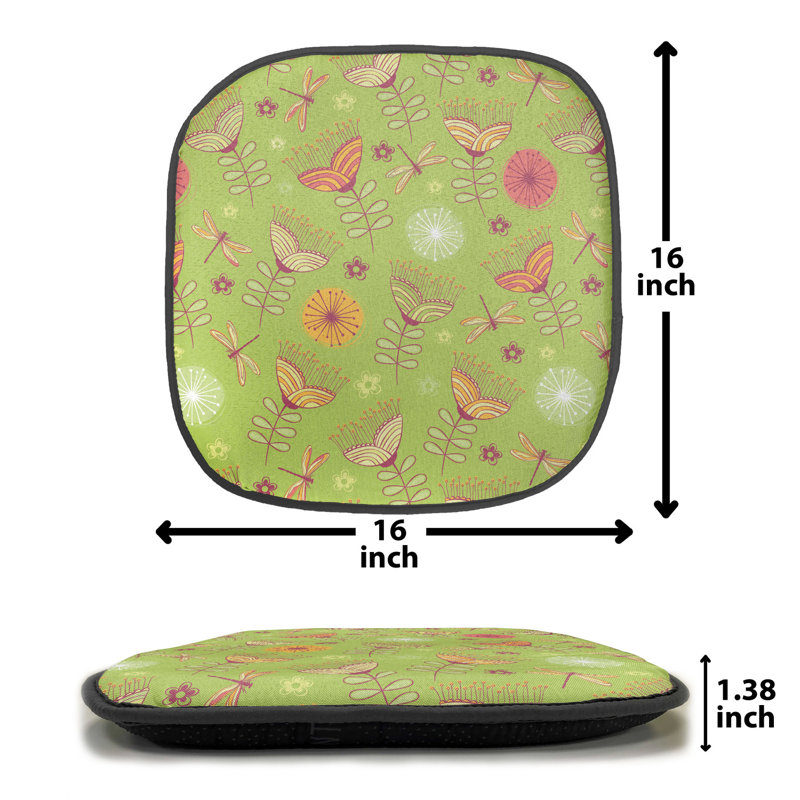 Outdoor 1.38'' Dining Chair Seat Cushion