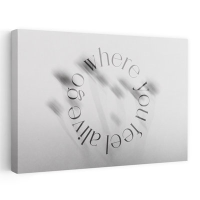 Where You Feel Alive Abstract Dreamy Ethereal Wall Art Print