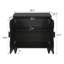 Armoire avec motif en nid d'abeille et 2 portes-129699037