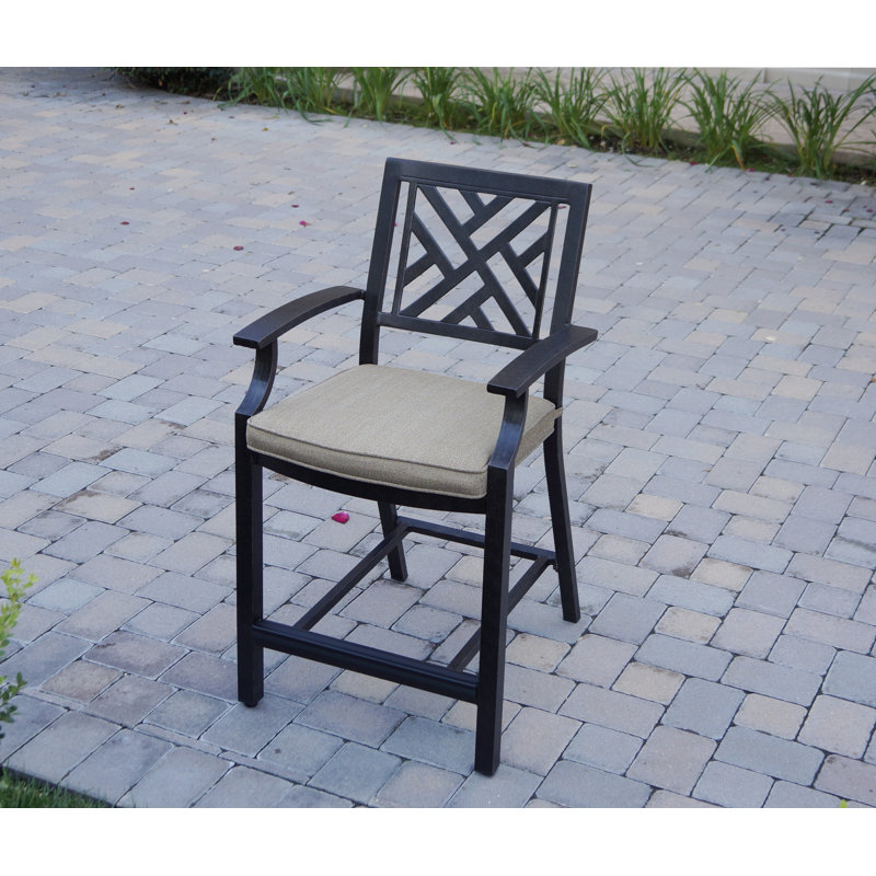 Tabouret de bar 43 po avec coussin