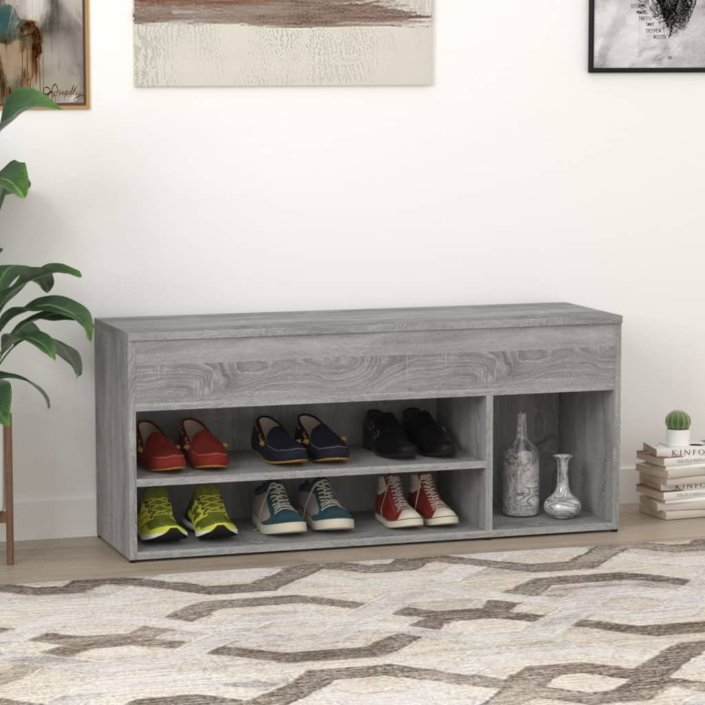 Shoe Cabinet 60x35x70 cm Engineered Wood