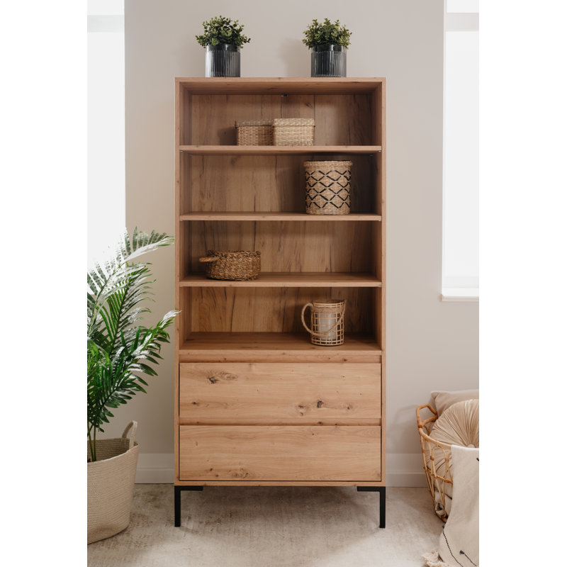 Konig 165cm H x 77.5cm W Standard Bookcase
