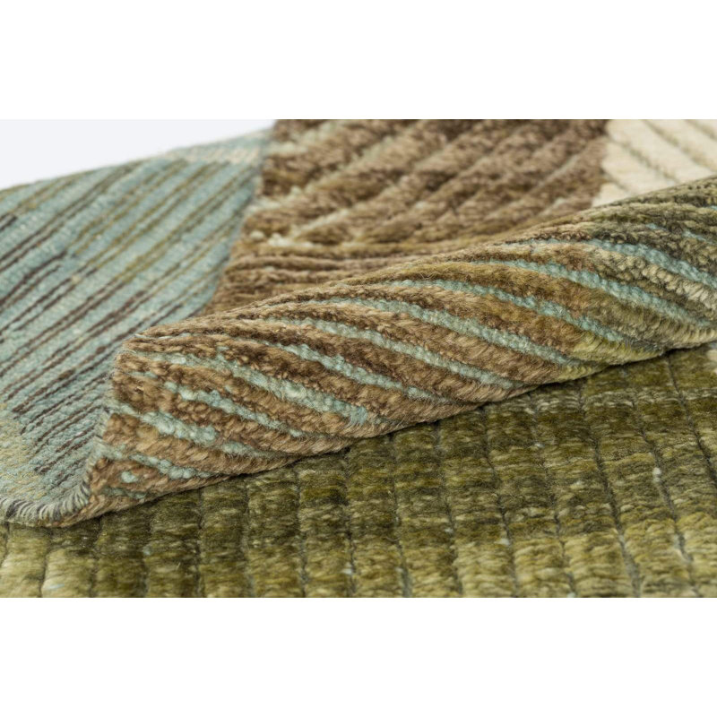 Tessellate Wool Geometric Area Rug, Rectangle 2' x 3'