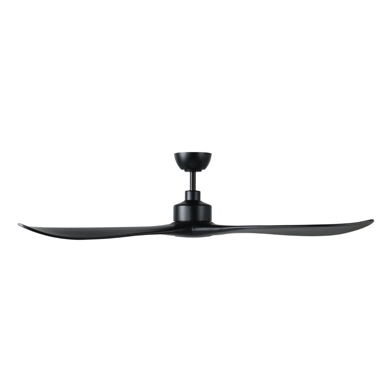 Zionne 60 inch Ceiling Fan, Black, Black