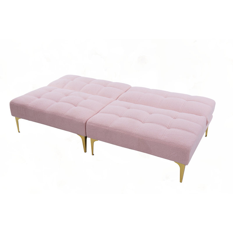 Convertible sofa bed, Pink