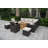 10 - Person Patio Conversation Set with Cushions