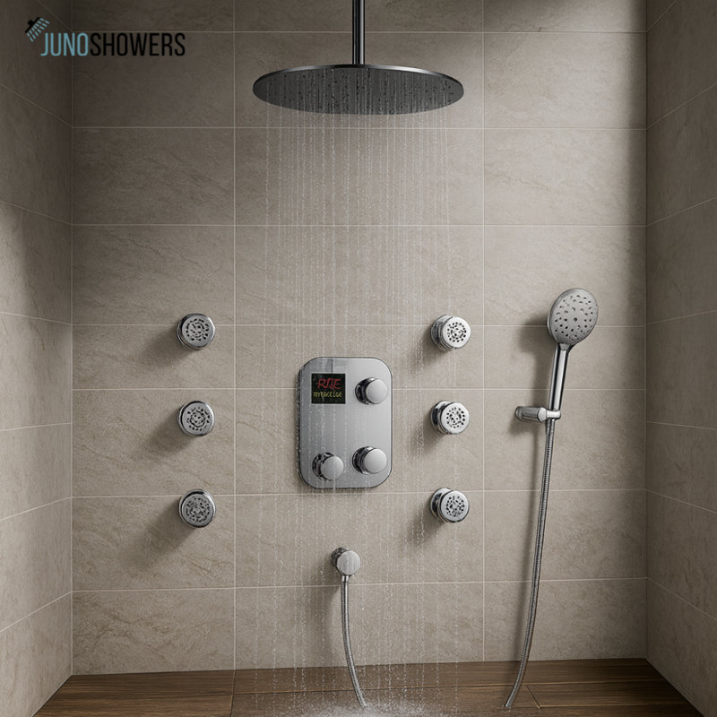 Robinet de douche à massage numérique Juno