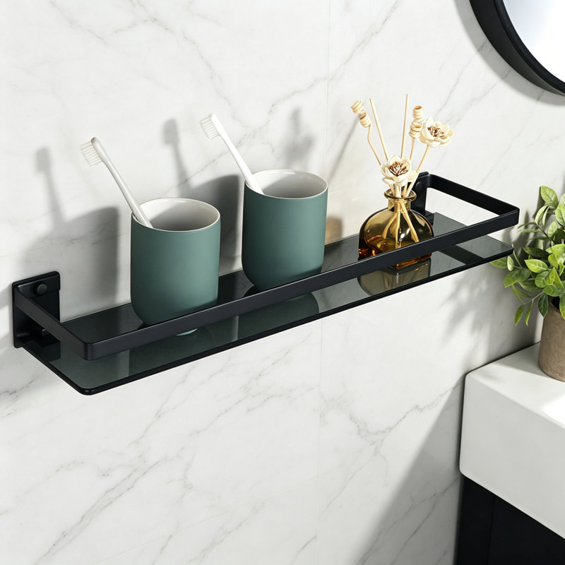 Stainless Steel Wall Bathroom Shelves