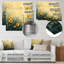 «Summer Violet Flowers In Fields - Violets», art mural en métal pour le salon-85453092
