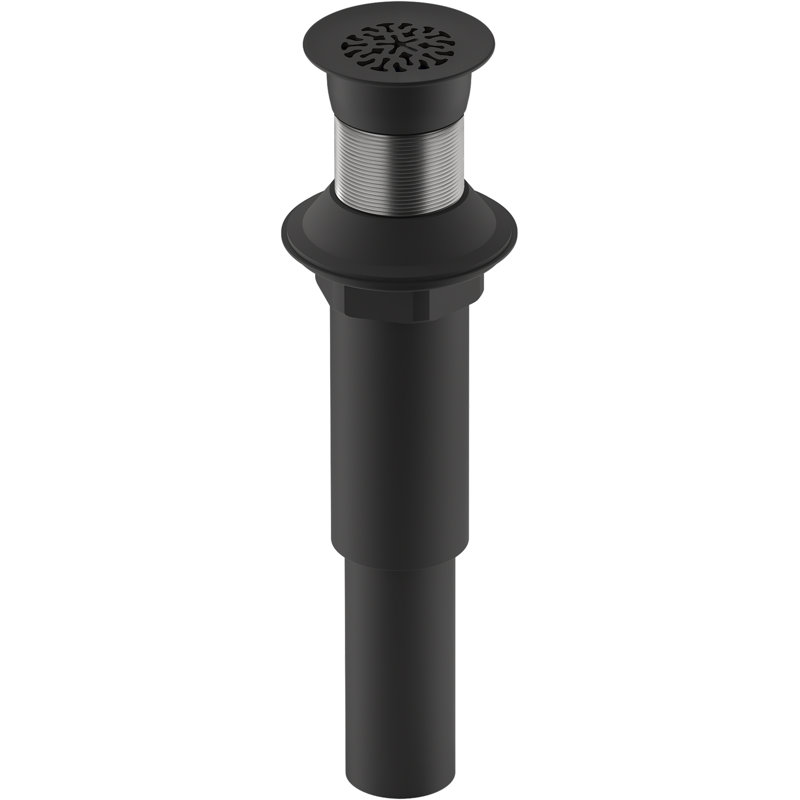 Devonshire® 1.25" Grid Bathroom Sink Drain, Matte Black