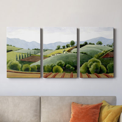 Toscane, croquis III - Toile tendue avec châssis de qualité supérieure - Prêt à être accroché