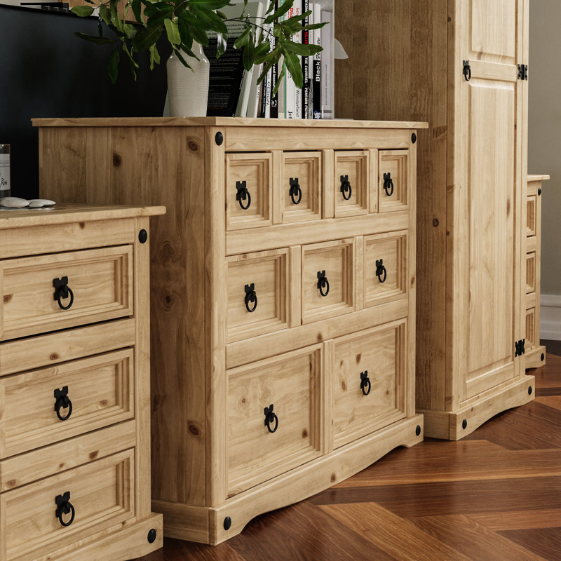 Harold Solid Wood Piece Bedroom Set
