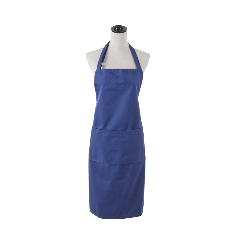 Tablier de cuisine en coton - Ceinture de cou réglable, tablier de cuisine classique avec poche avant pour la cuisson, la cuisine et la cuisine de tous les jours