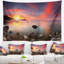 Tapisserie seascape coloré été colorée en mer-28488594