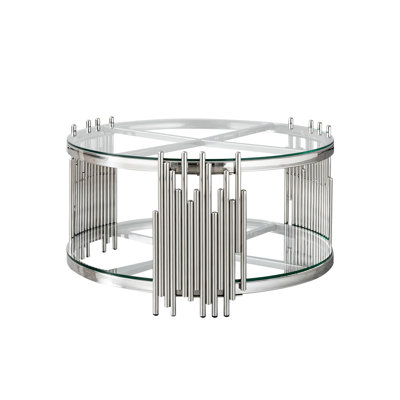 Table basse en acier inoxydable 201