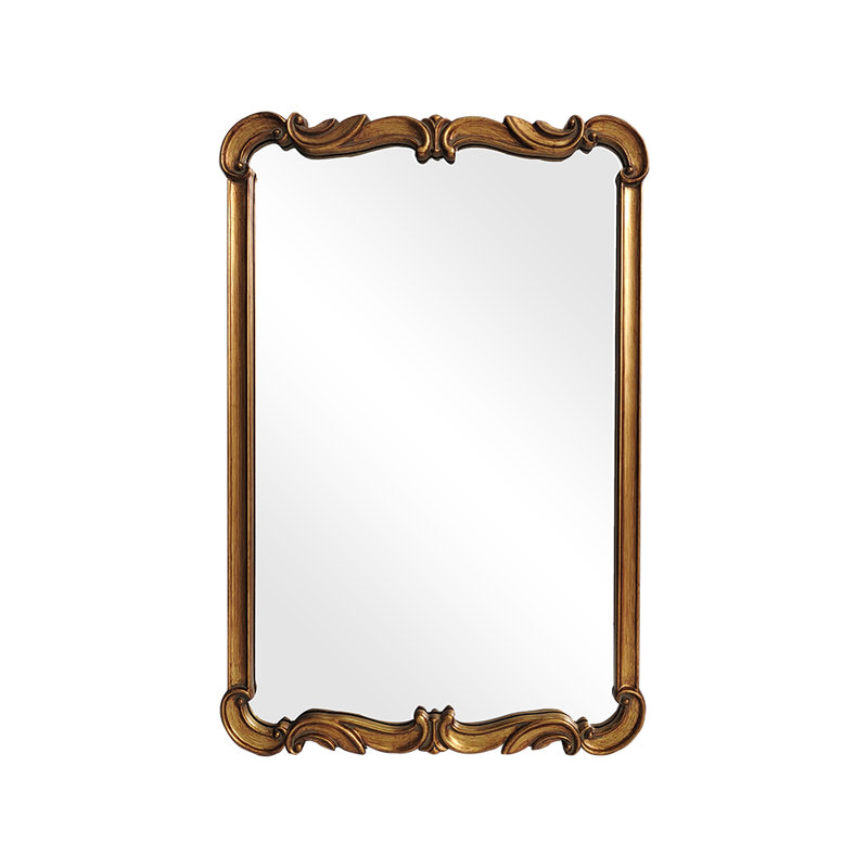 Asbille Antique Gold Wall Mirror, Gold