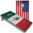 Drapeau du Mexique et des États-Unis est en rupture de stock