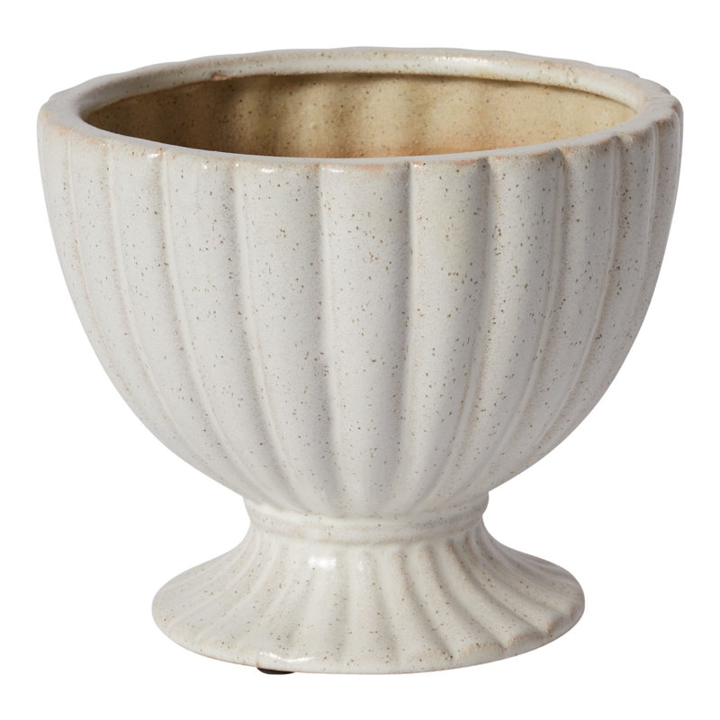 Jayceon Handmade Ceramic Table Vase, 6.25" H x 7.5" W x 7.5" D