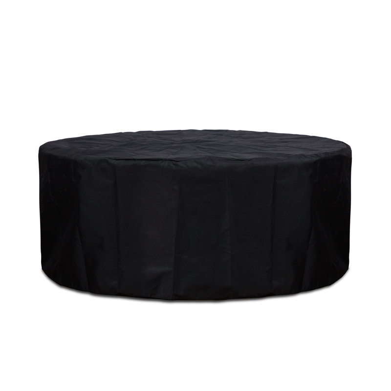 Scottsdale 40" Round Stone Propane Fire Pit Table By Real Flame