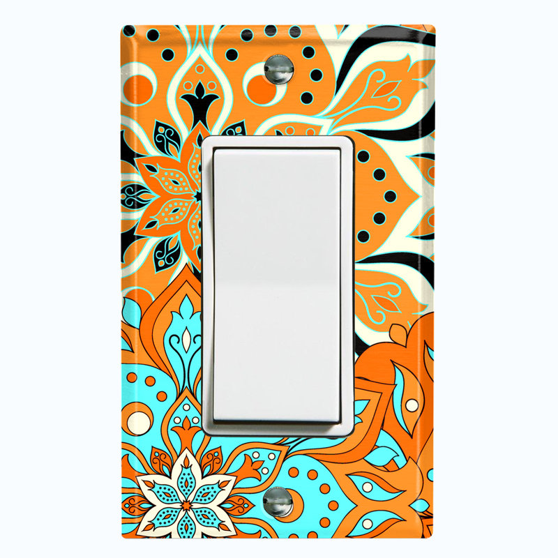 Patterned Rocker Standard Wall Plate