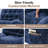 Recliner Chair, Manual Recliner ,small Recliners For Small Space, Soft Fabric Upholstered Recliner With Side Pockets-2142840355