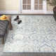 Tansy Handmade Wool Blue/Ivory Rug