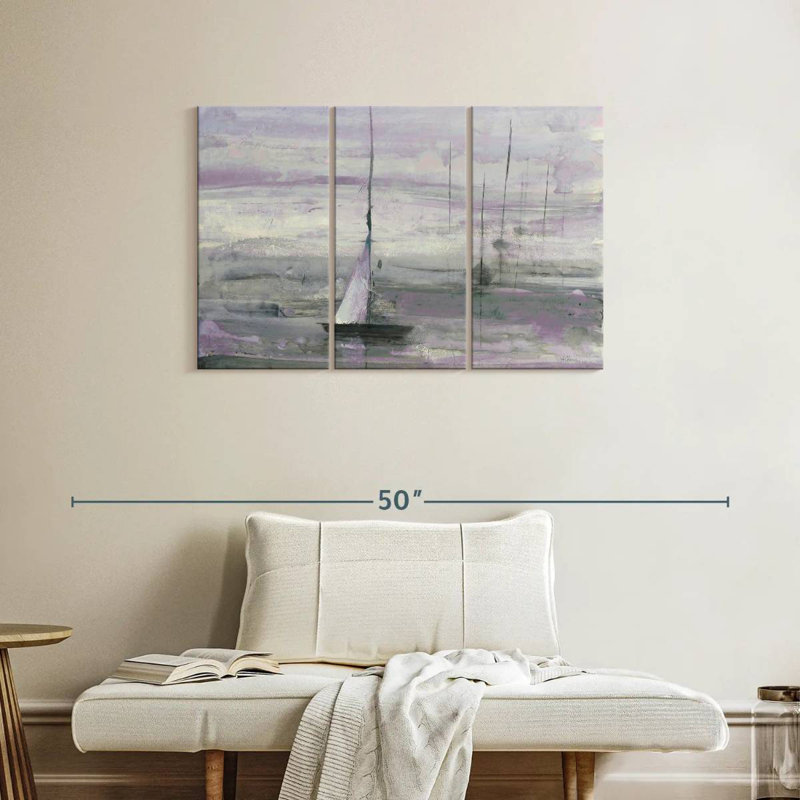 Voile Mehar - mauve, H 24 po x l 38 po