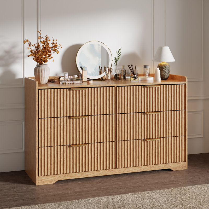 6 Drawer 47.2'' W Double Dresser
