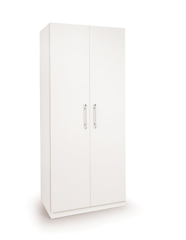 Cece 2 Door Manufactured Wood Wardrobe