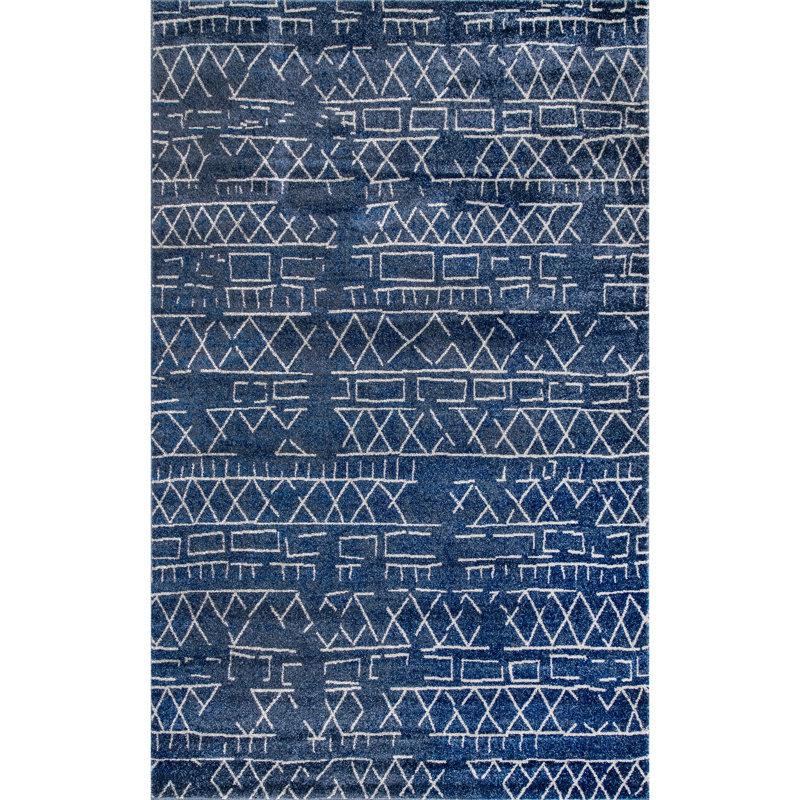 Everman Geometric Indoor Rug, Rectangle 6'7" x 9'