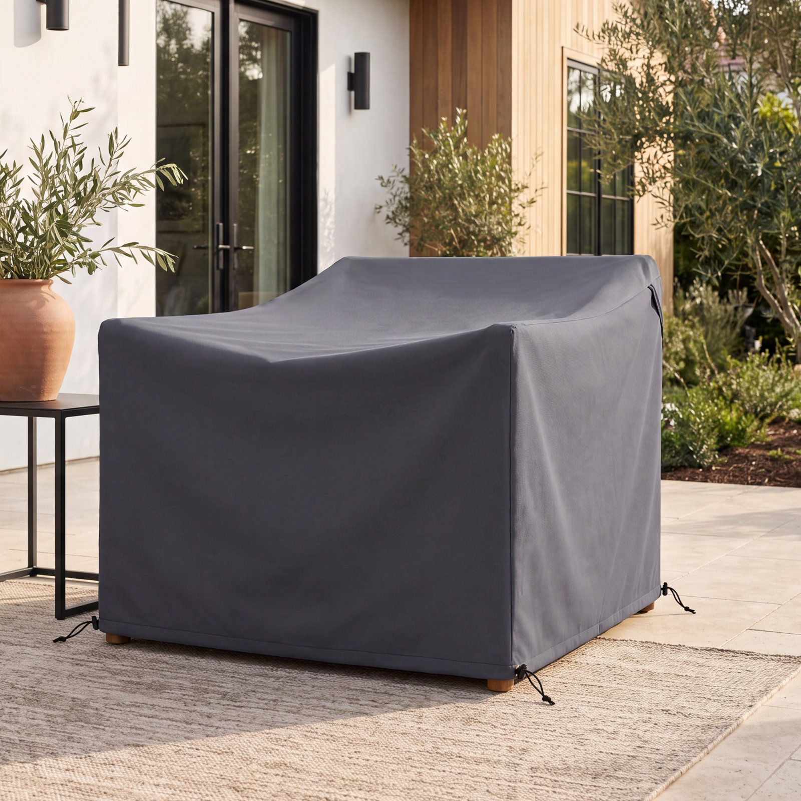 27" Rope Outdoor Lounge Chair Cover