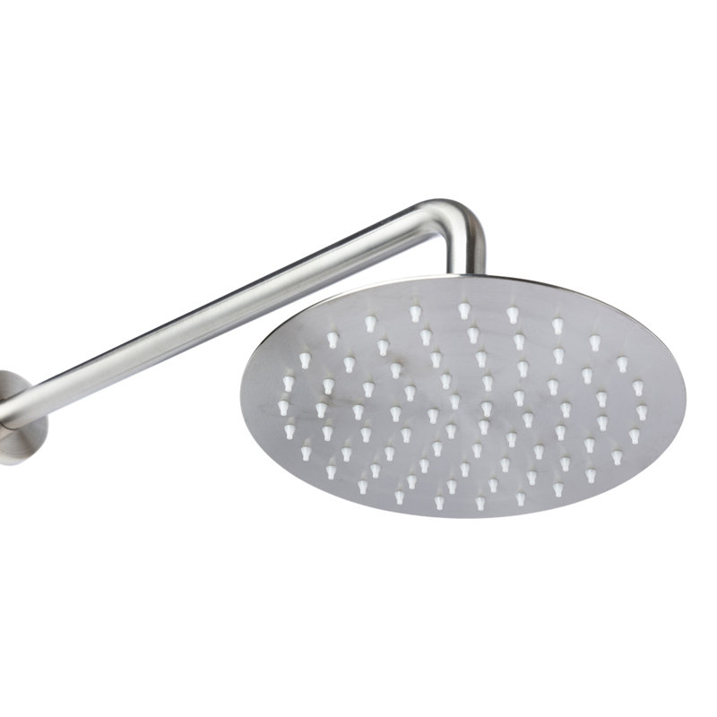 Système de douche complet thermostatique Vanika avec valve brute Vanika, Inox