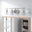 Delacour 4 Light Transparent Dimmable Vanity Light
