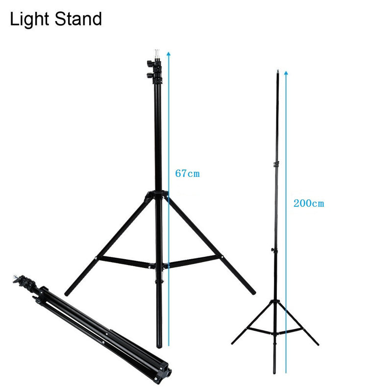 220V 45W Photo Photography Umbrella Lighting Kit