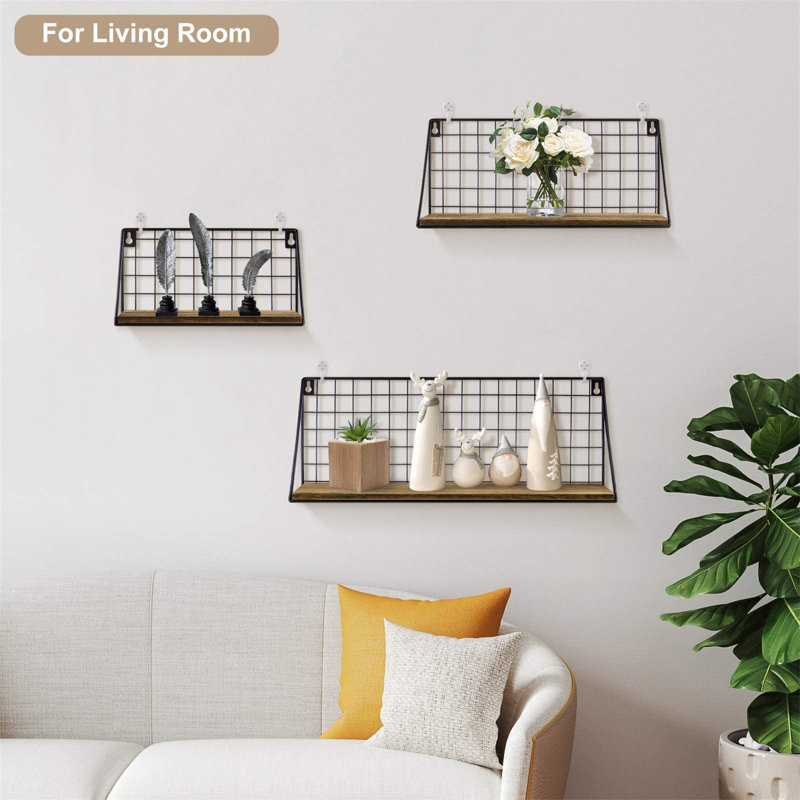 Mankin 3 Piece Floating Shelf