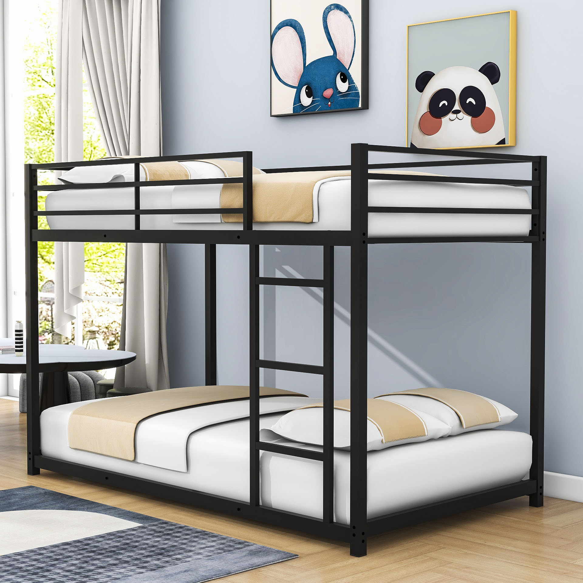 Isabelle & Max™ Douds Kids Twin Over Twin Bunk Bed & Reviews - Wayfair ...