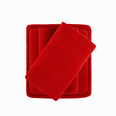 CozyWarm Micro Fleece Sheet Set - 4 Piece Bedding Bundle with Deep Pocket, Soft Sheets for Cold Season, Matching Pillow Case, Extra Warmth