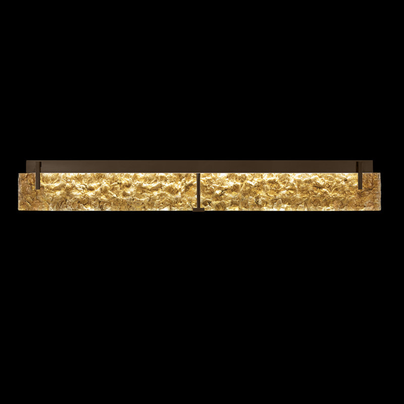Barre de salle de bain Terra, Feuille d'or, Bronze