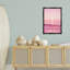 Toile flottante encadrée «Peachy Pink Sunset» par Nataly White-769956998-769956999