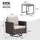 Nazime 2 Person Seating Group with Cushion