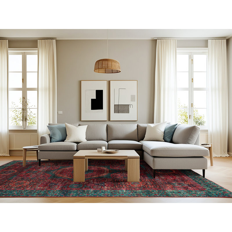 Oriental Indoor Rug, Rectangle 8' x 12'