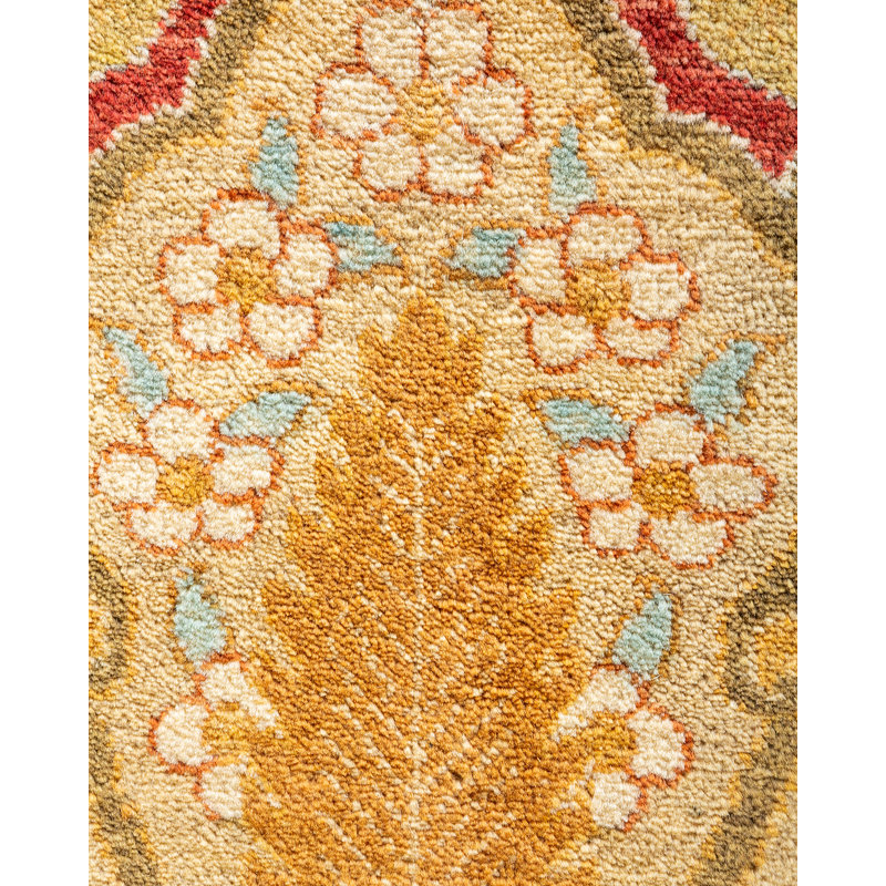 Classic One-of-a-Kind 9' 1" X 12' 8" Hand Knotted Area Rug