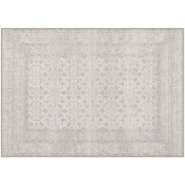 GelPro Nevermove Machine-Washable Jordan Accent Rug Grey Linen