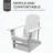 Wooden Adirondack Chair with Cup Holder for Patio, Deck, and Fire Pit-171084358