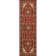 Cobbins Medallion Kashan Red Traditional Rug